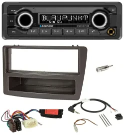 Blaupunkt Bluetooth DAB Lenkrad USB Autoradio für Honda Civic 04-06 anthrazit
