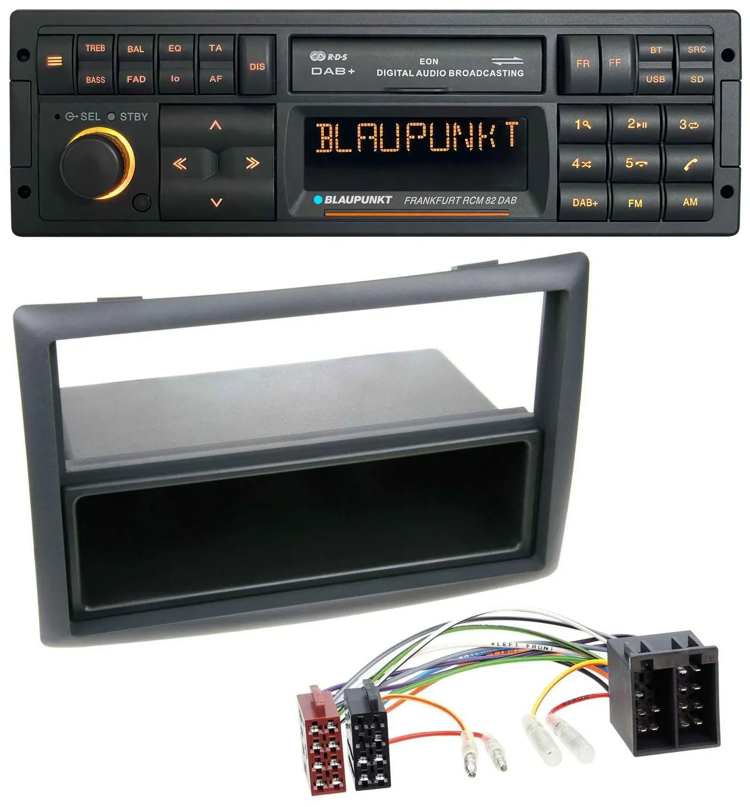 Blaupunkt USB DAB SD MP3 Bluetooth Autoradio für Renault Megane Scenic ab 07 sch
