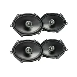 4) MB QUART FKB168 Formula Series 6x8" 2-Way 200W Car Stereo Coaxial Speakers