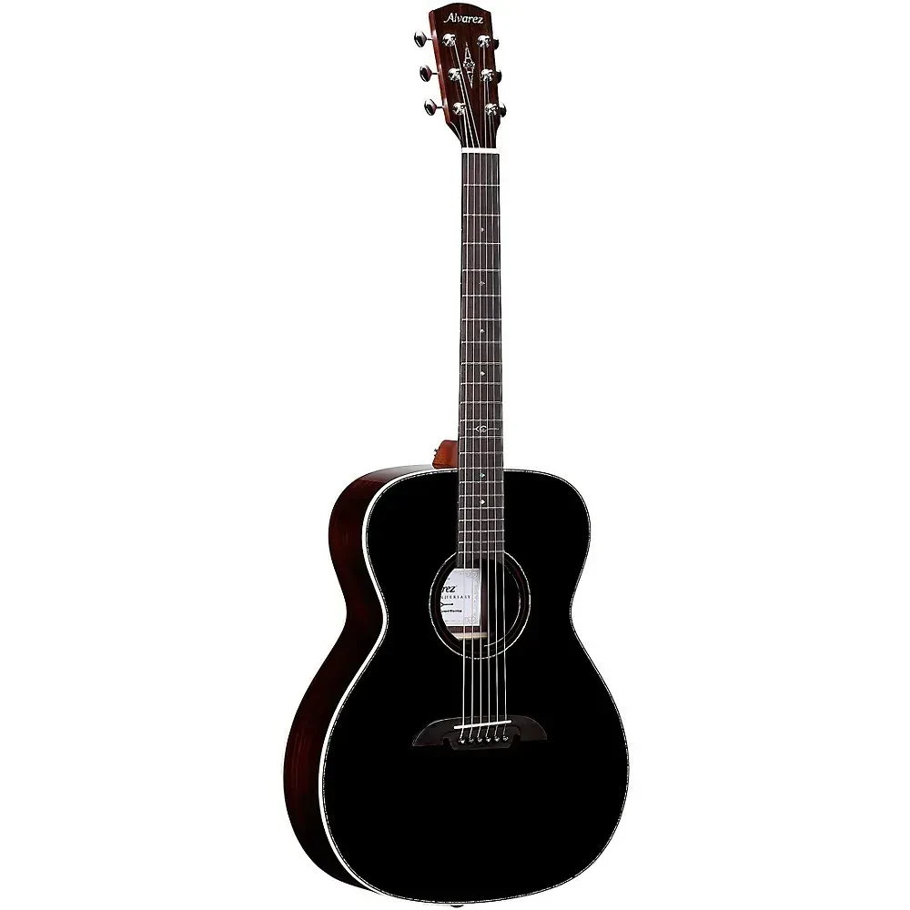 Акустическая гитара Alvarez MF70 Masterworks Diamond 60th Anniversary Limited Edition OM Blacktop