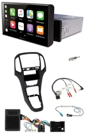 Pioneer Bluetooth Lenkrad DAB USB Autoradio für Opel Astra J 2009-2016 Perl schw