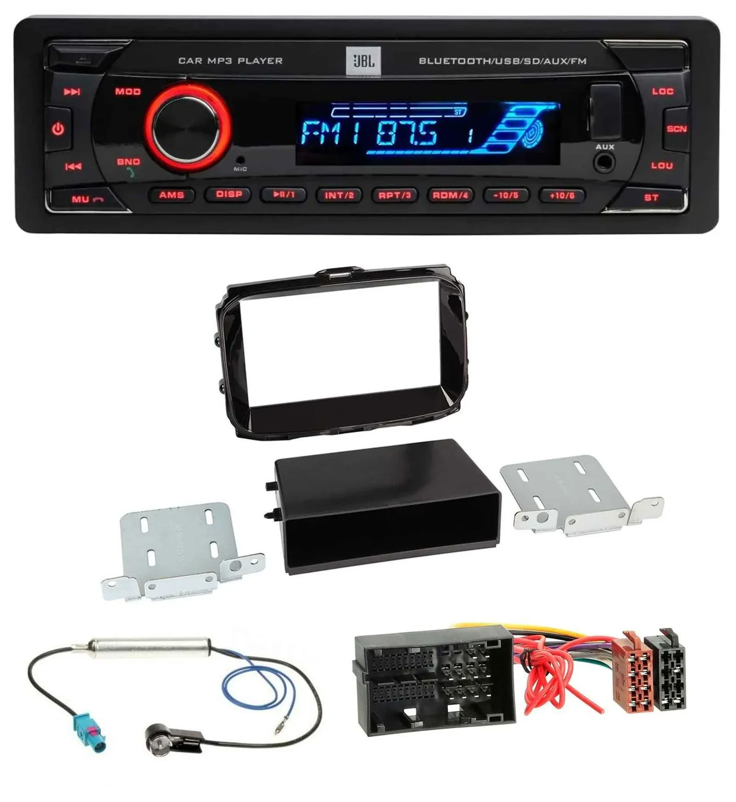 JBL AUX MP3 USB Bluetooth SD Autoradio für Alfa Giulietta 52 Pin ab 13 piano