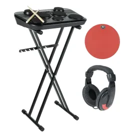 Fame DD-380 Digital Drum Set, Komplettset mit Keyboardständer, E-Drum