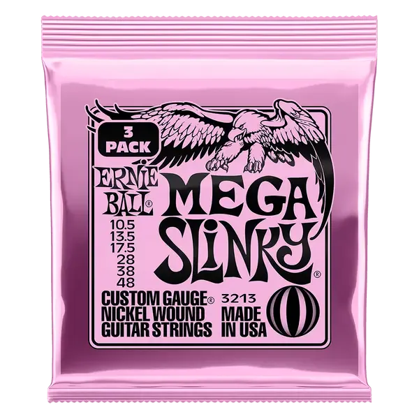 Струны для электрогитары ERNIE BALL 3213 Nickel Slinky Mega 3 Pack 10.5-48