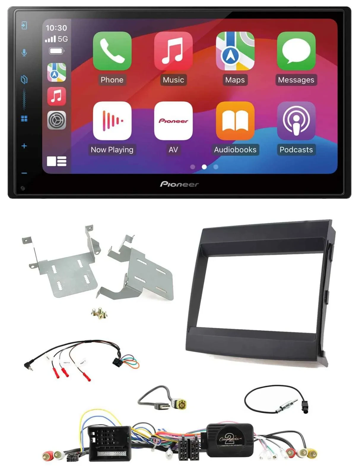 Pioneer DAB USB Lenkrad Bluetooth 2DIN Autoradio für Porsche Cayenne 2011-2016