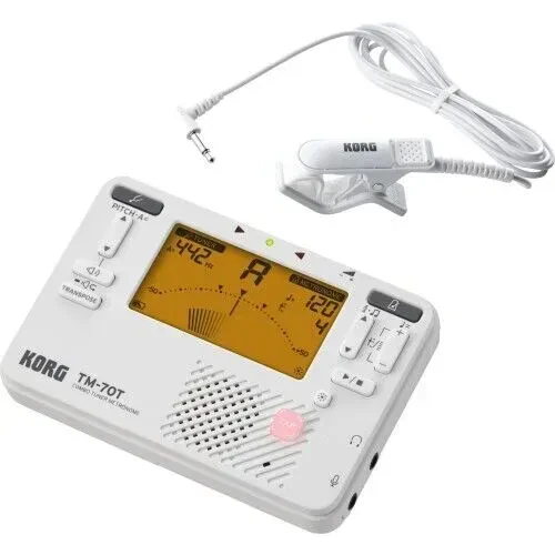 Тюнер компактный KORG TM-70T CWH White
