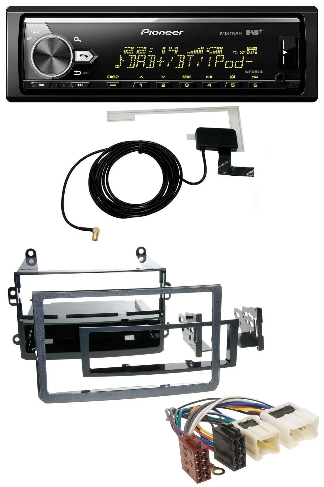 Автомагнитола для Nissan 350Z (с 2006) Pioneer Bluetooth, DAB, USB, MP3
