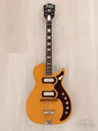 Электрогитара полуакустическая Harmony Stratotone Jupiter H49 Hollow SS Natural w/case USA 1959