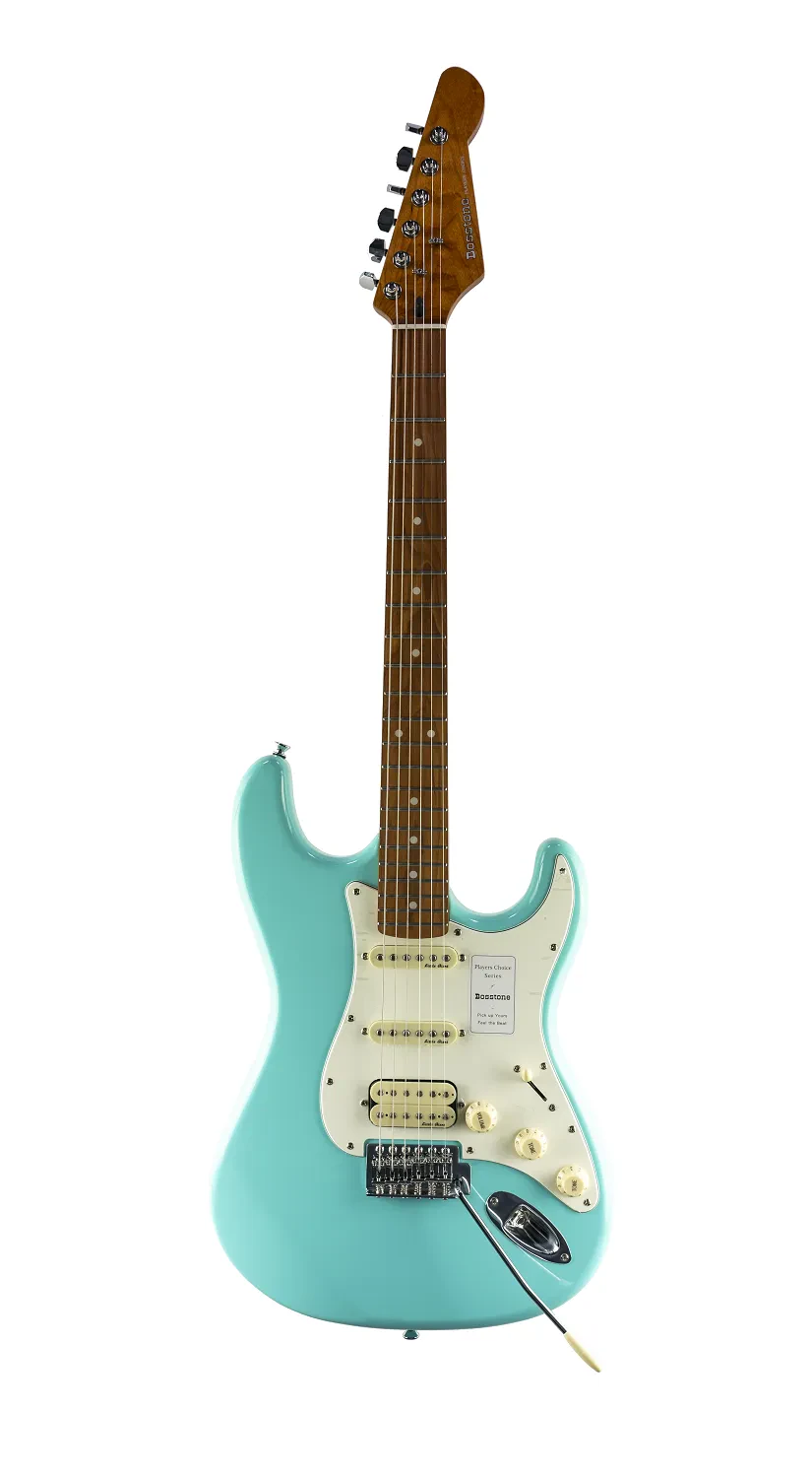 Электрогитара Bosstone SEG-04 GR 6 струн, HSS, цвет зеленый