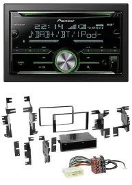 Pioneer Bluetooth MP3 DAB 2DIN USB CD Autoradio für Nissan Cube ab 09 Frontier a