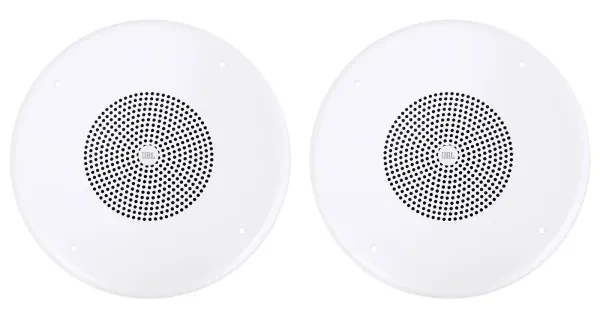 (2) JBL CSS8004 4" Commercial 70V/100V 5w Ceiling Speakers 4 Restaurant/Bar/Cafe