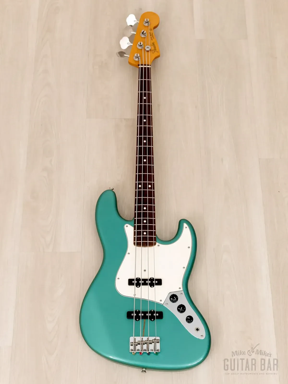 Бас-гитара Fender Jazz Bass 1962 Vintage Reissue JB62-US JJ Ocean Turquoise w/gigbag Japan 2011