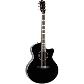 Godin Connaisseur Rosewood Mini Jumbo Acoustic-Electric Guitar Black
