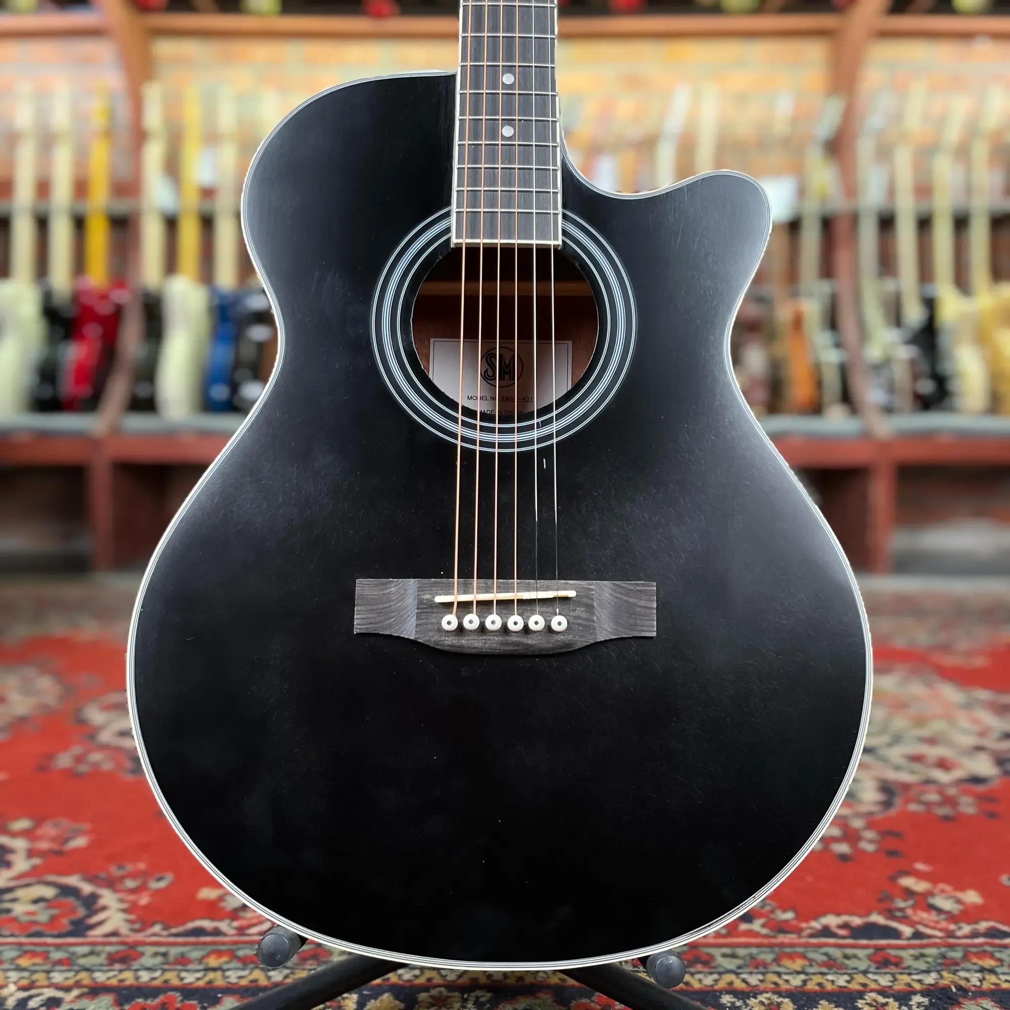 Акустическая гитара SM SMCB401 Orchestra Black Matte