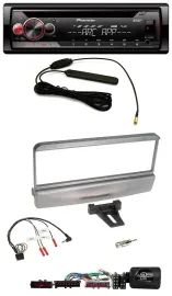 Pioneer CD USB Lenkrad DAB MP3 Autoradio für Ford Mondeo 2000-2002 silber