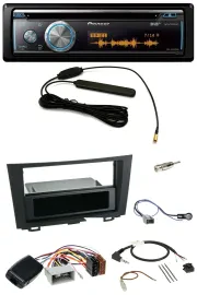 Автомагнитола для Honda CR‑V (2006–2012) Pioneer CD, USB, Bluetooth, DAB, поддержка управления с руля
