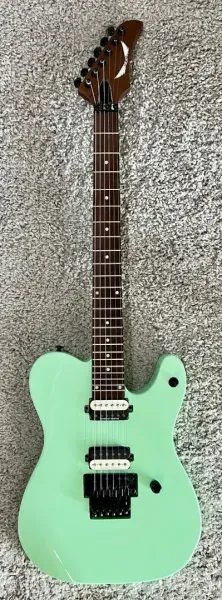 Dean Nash Vegas Select Floyd Electric Guitar, Metallic Mint Green - Roasted Neck