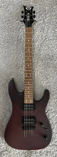 Dean VNXMT SN Vendetta XM Series Natural Satin Electric Double Cutaway Guitar