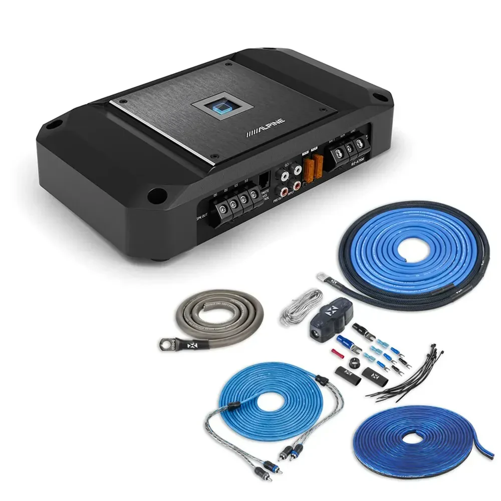 Усилитель мощности Alpine R2-A75M 4-канальный 750W RMS Class-D (набор)