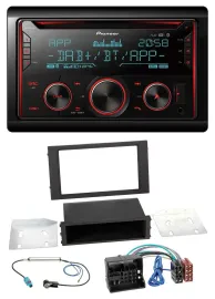 Автомагнитола Pioneer 2-DIN DAB, MP3, Bluetooth, USB, CD для Seat Leon (с 2014)