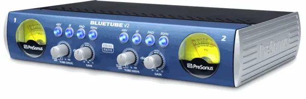 Presonus Bluetube DP V2 2 Channel Tube Mic Pre-Amp DP2 Tube Drive Control