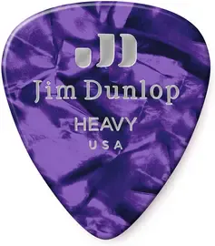Медиаторы Dunlop Celluloid Purple Pearloid Heavy 483P13HV 12Pack