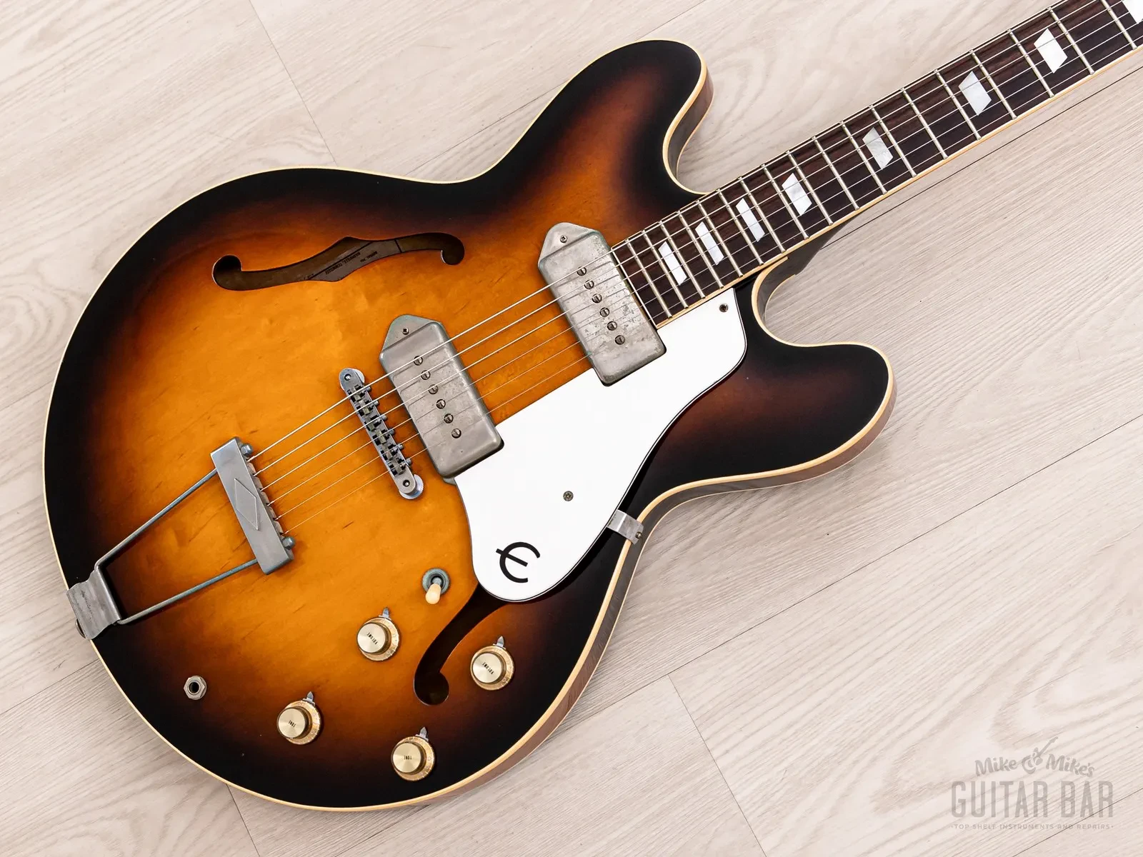 1986 Epiphone Casino Vintage Guitar Figured w/ Case, Japan Matsumoku Pre-Elitist