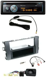 Автомагнитола Pioneer CD/USB/Bluetooth/DAB для Toyota Avensis (T25), поддержка кнопок на руле