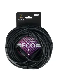 Микрофонный кабель ZZcable E1-XLR-M-F-1500-0 Black 15 м