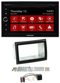 Blaupunkt MP3 DVD Bluetooth DAB 2DIN USB Autoradio für Renault Megane 2002-2008