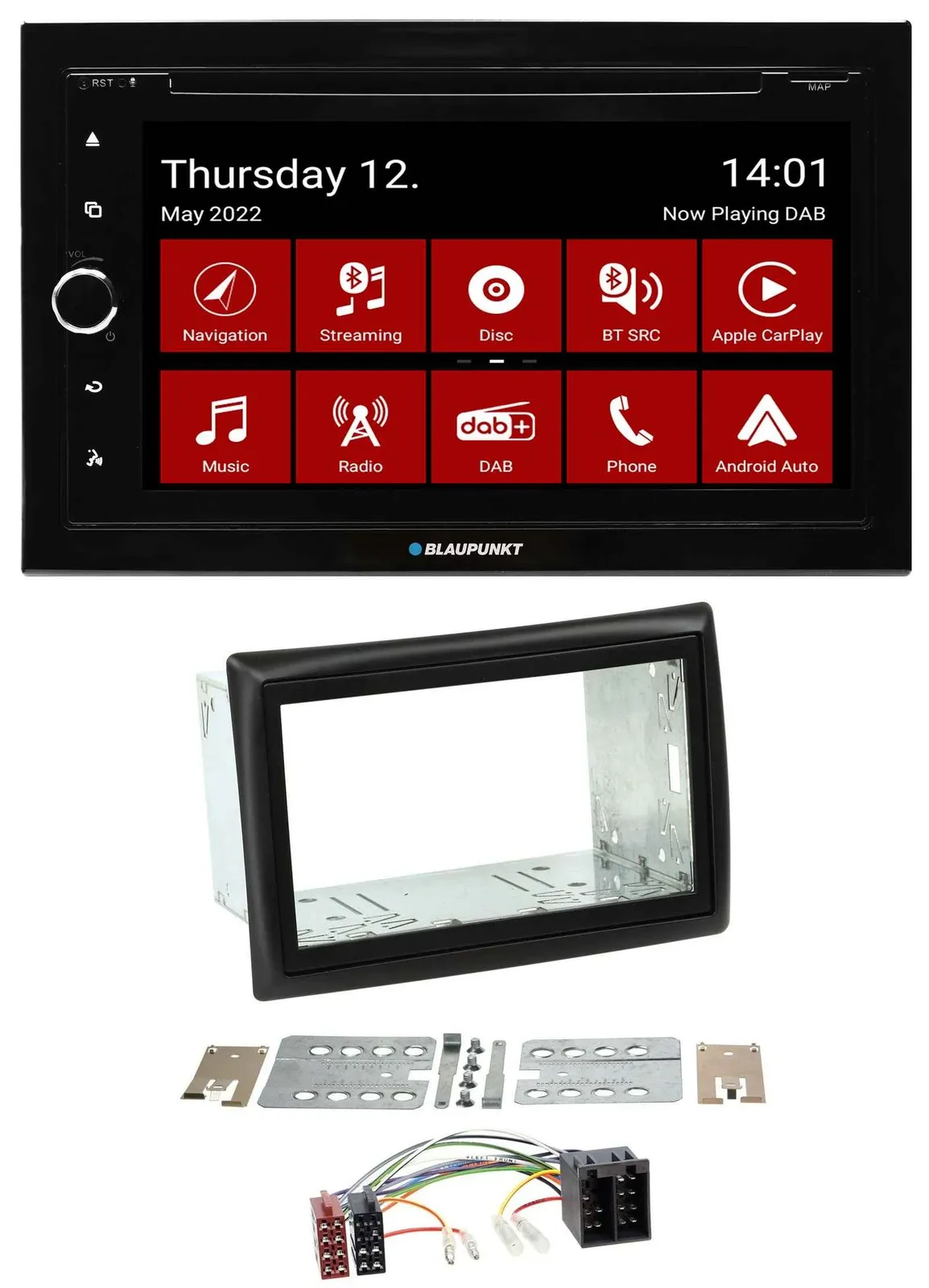 Blaupunkt MP3 DVD Bluetooth DAB 2DIN USB Autoradio für Renault Megane 2002-2008