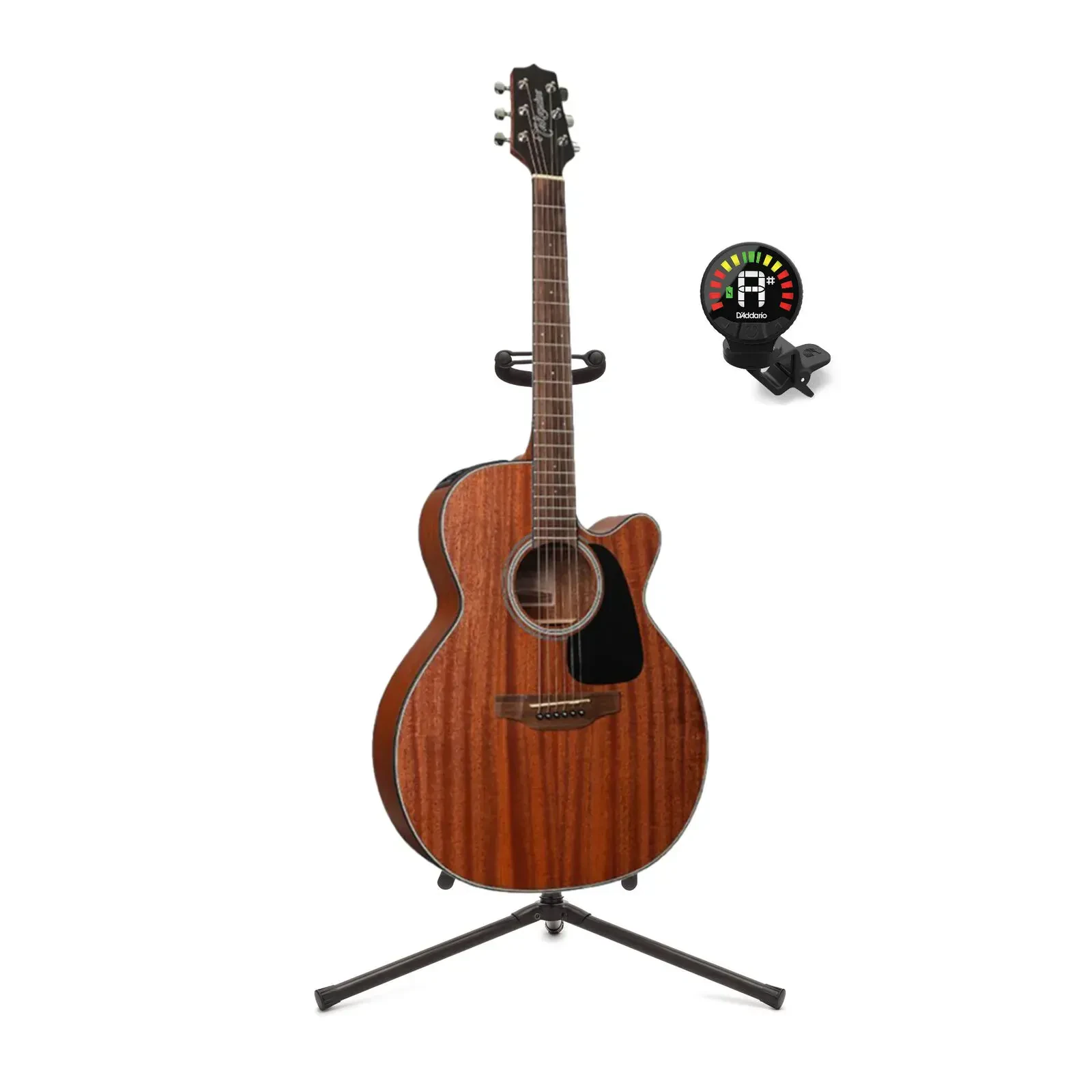 Takamine GN11MCE NEX 6 String Acoustic Electric Guitar with Tuner Bundle