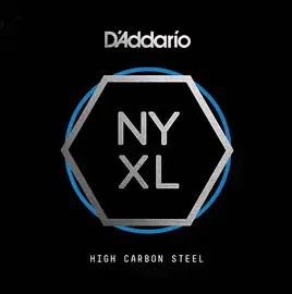 Струна для электрогитары D'Addario NYS022 NYXL Plain Steel Singles, сталь, калибр 22