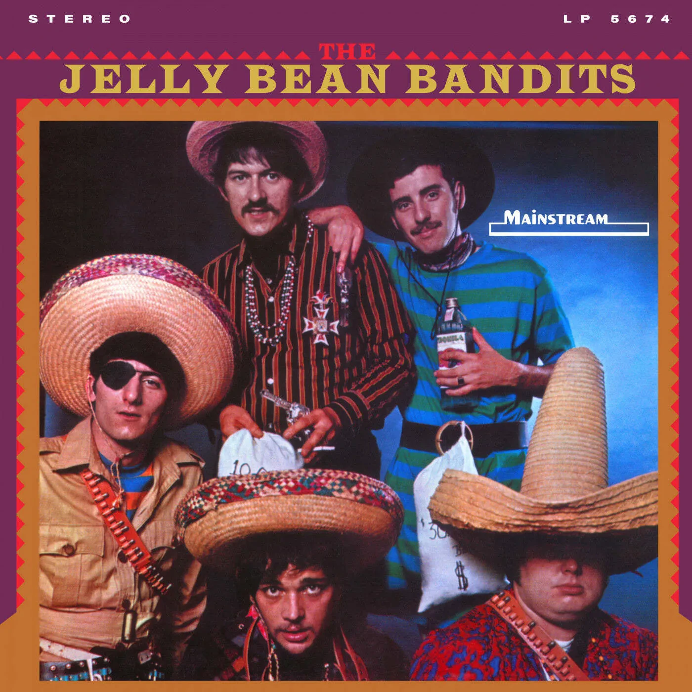 Виниловая пластинка The Jellybean Bandits – The Jellybean Bandits (Релиз 2023), жёлтый винил