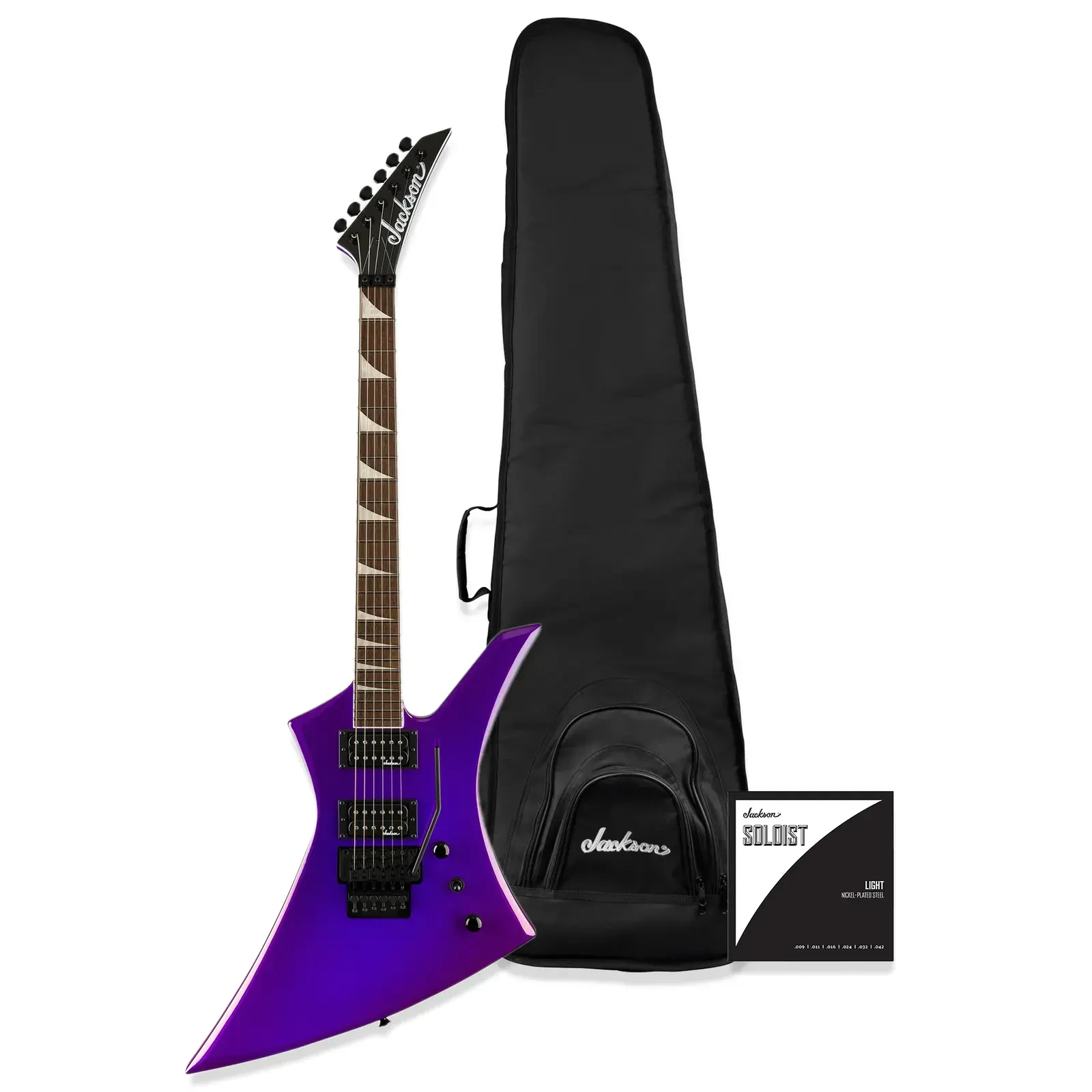 Jackson X Series Kelly KEX Electric Guitar Purple Metallic with Gig Bag Bundle