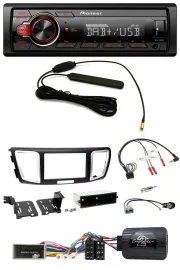 Pioneer MP3 DAB 1DIN Lenkrad USB Autoradio für Honda Accord 2013-2015