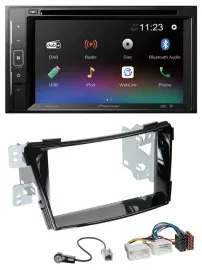 Автомагнитола для Hyundai i40 Pioneer 2-DIN, Bluetooth, DAB, DVD, USB, MP3 (с 2011)