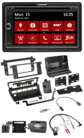 Blaupunkt Bluetooth DAB 2DIN USB DVD Lenkrad Autoradio für BMW 3er 2001-2006 5 S