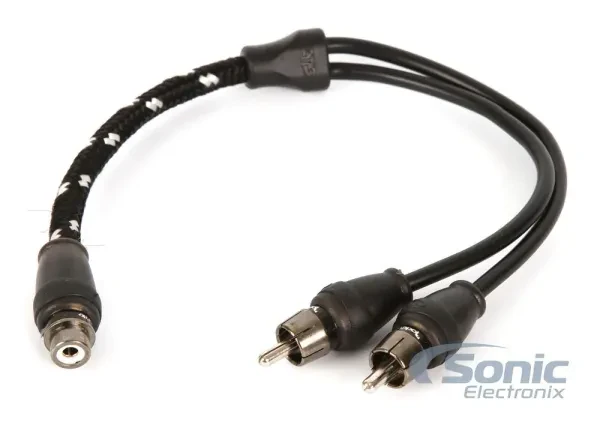Rockford Fosgate RFITY-1F Y-Adapter 1 Female to 2 Male OFC Cable