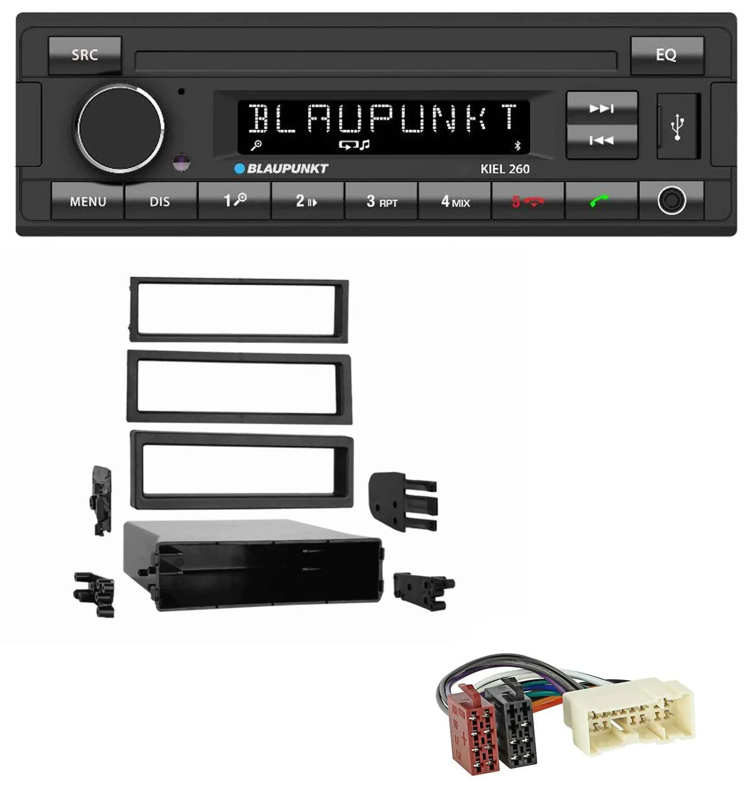 Автомагнитола Blaupunkt USB DAB Bluetooth MP3 для Nissan Xterra (2000–2004)