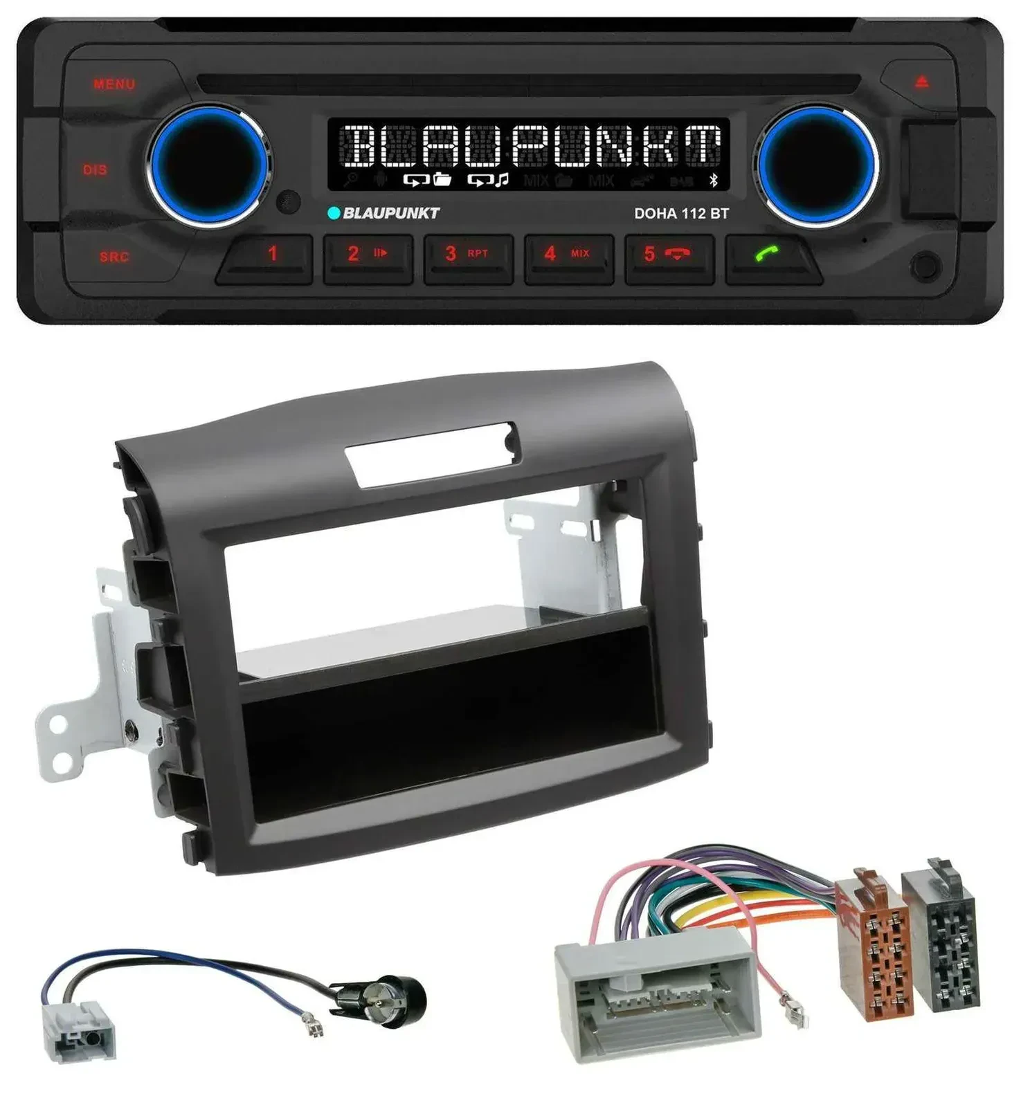 Blaupunkt AUX MP3 CD Bluetooth USB Autoradio für Honda CR-V (ab 2013)