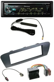 Автомагнитола для Renault Scenic (с 2012) Pioneer CD MP3 AUX DAB USB серый