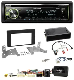 Pioneer DAB USB MP3 Lenkrad CD Autoradio für Toyota Aygo AB7 ab 2022 schwarz