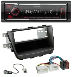 Kenwood MP3 Bluetooth USB DAB Autoradio für Kia Sorento II XM Facelift 12-15