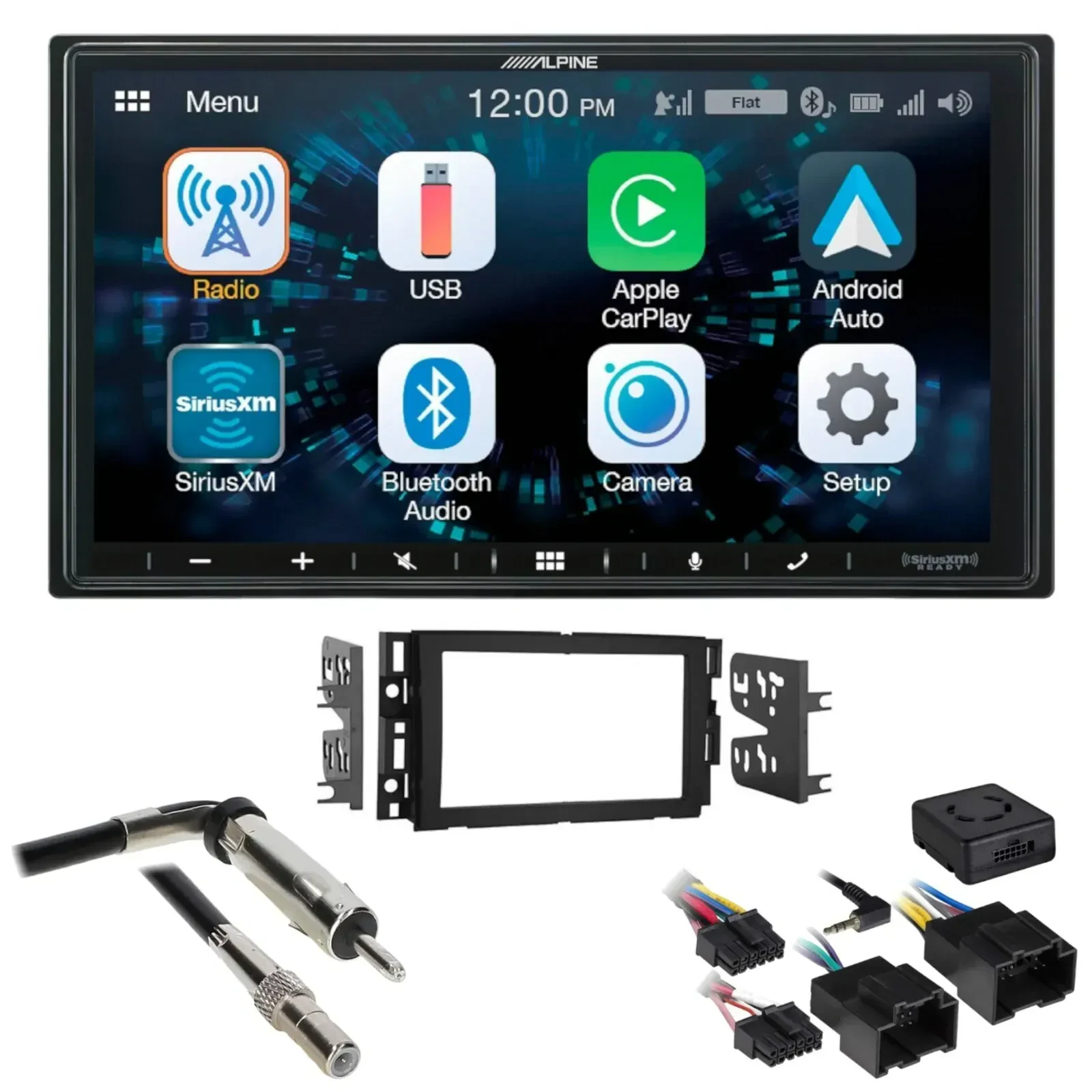 Автомагнитола для Chevrolet Tahoe (2007–2014) Alpine I 650 Double DIN, Bluetooth