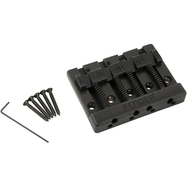 Бридж для бас-гитары Fender 099-4408-400 HiMass Black