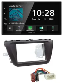 Kenwood Bluetooth MP3 DAB USB 2DIN Autoradio für Suzuki SX4 (ab 2013)