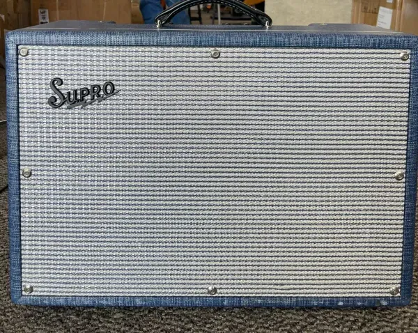 Комбоусилитель для электрогитары Supro Keeley Custom 12 Blue Rhino Hide 1x12 25W USA 2020s