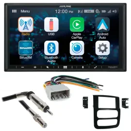 2002-2008 Dodge Ram 1500 Alpine Double Din Bluetooth Car Stereo Upgrade I 650