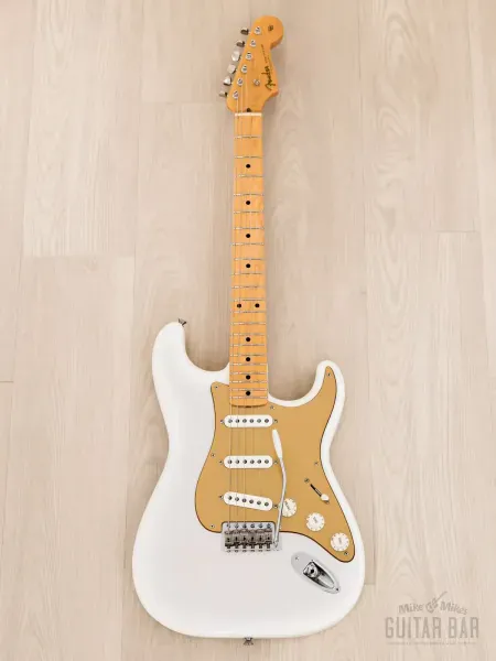 Электрогитара Fender Heritage 50s Stratocaster SSS White Blonde w/gigbag Japan 2021